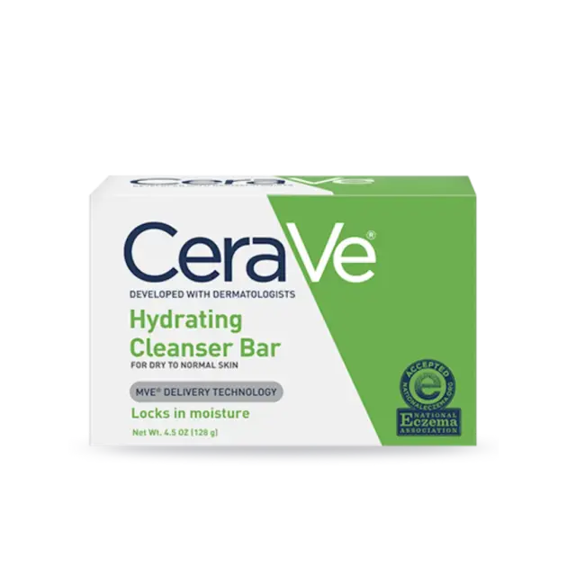 CeraVe Hydrating Cleanser Bar Soap 128 g