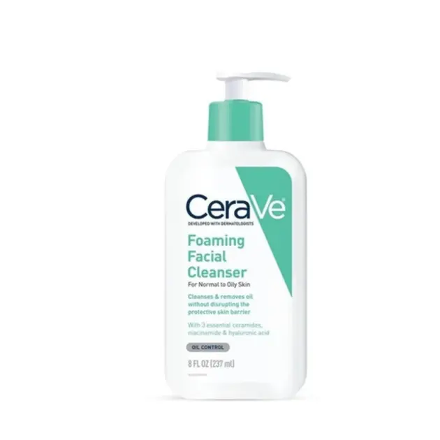 CeraVe Foaming Facial Cleanser, For Normal To Oily Skin, 237ml