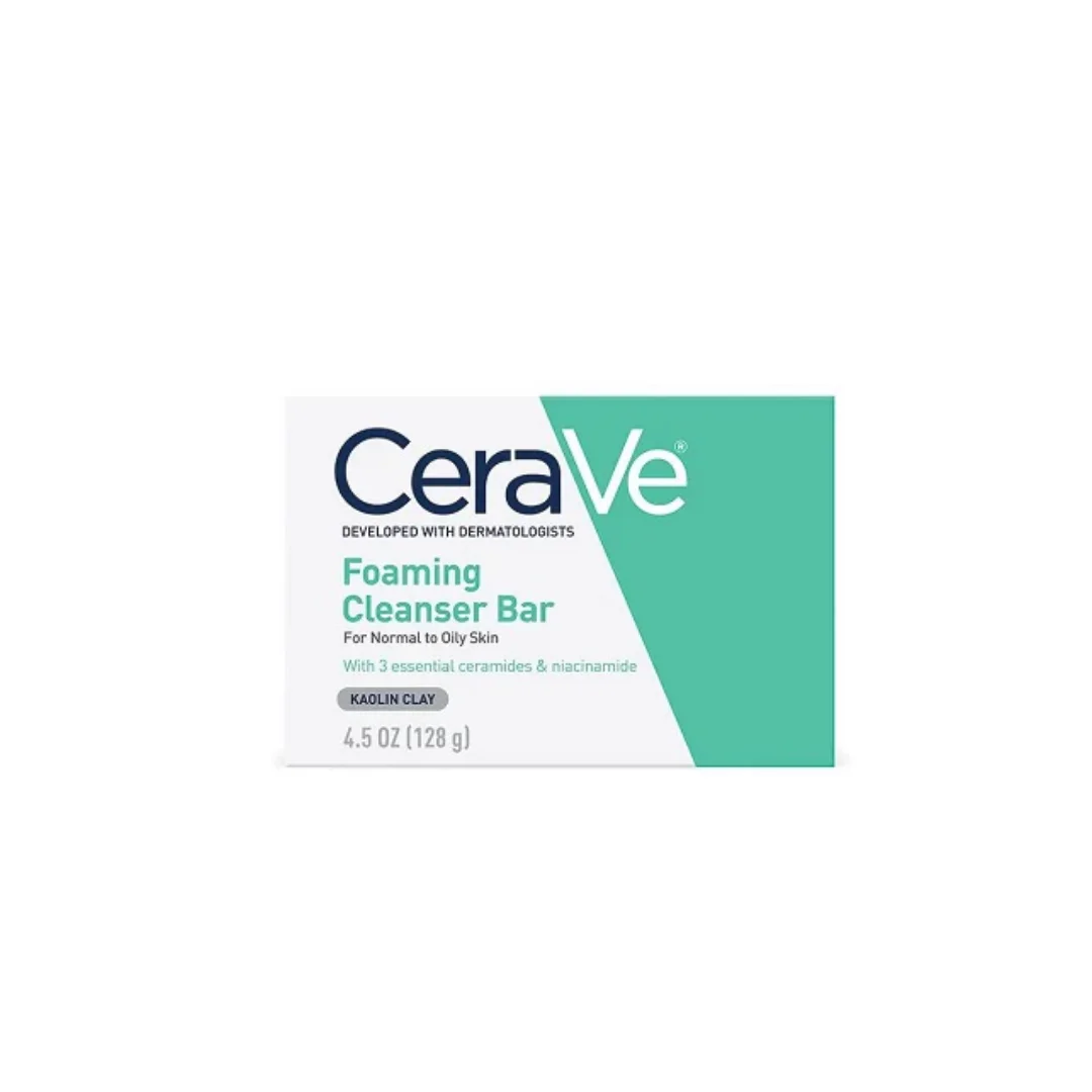 Cerave Foaming Cleanser Bar For Normal To Oily Skin 128gm